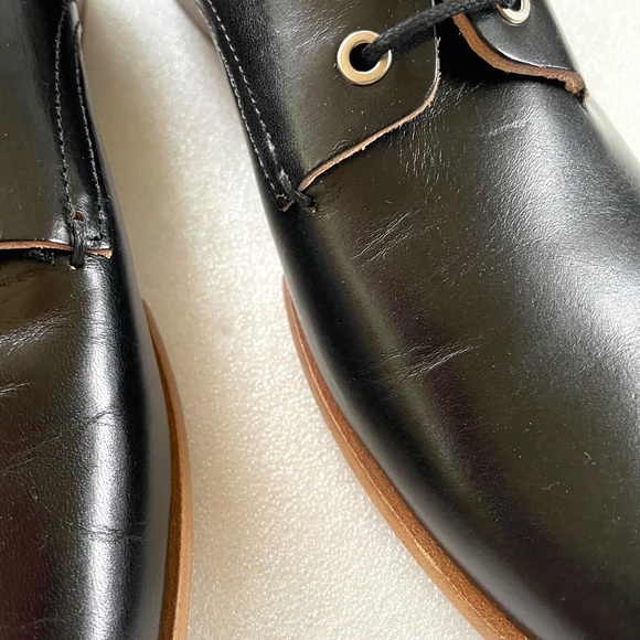 Rag & Bone Audrey Black Leather Oxfords - Picture 10 of 14
